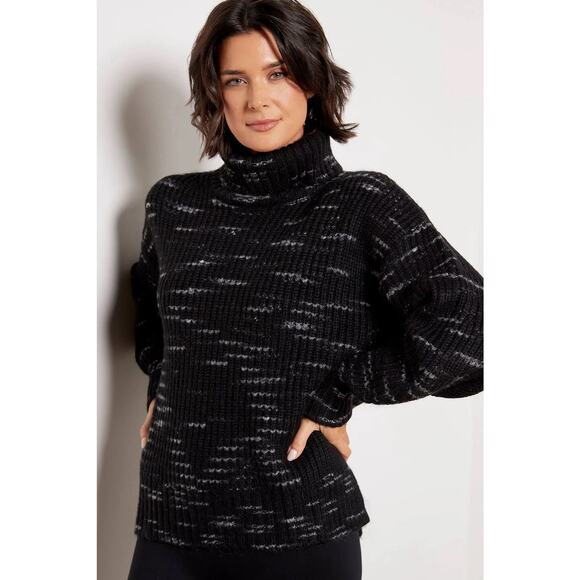 Varley Womens Chunky Oversized Marlena Cowl Neck Balloon Sleeve Sweater L - Picture 2 of 11